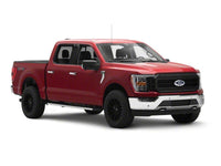 Raxiom 21-23 Ford F-150/ Exc.Raptor CXR Series LED Upper Replacement Grille with White DRL- Black
