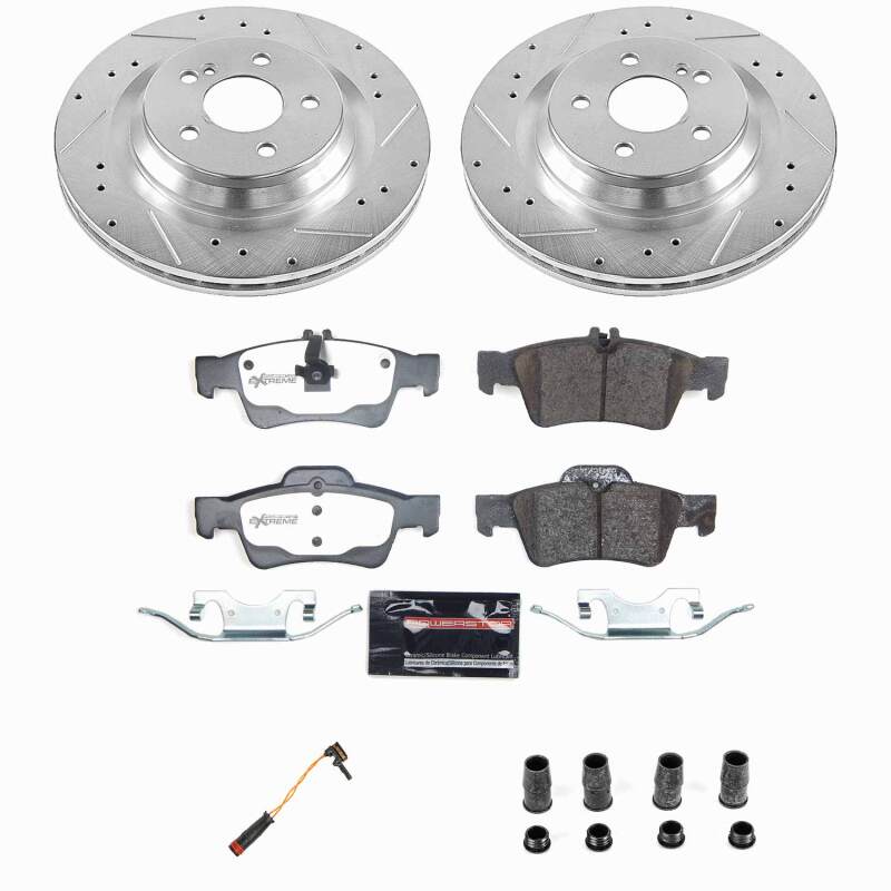 Power Stop 09-14 Mercedes-Benz CL550 Rear Z26 Truck & Tow Brake Kit