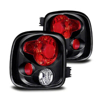 Raxiom 99-02 Chevrolet Silverado 1500 Stepside Axial Series Tail Lights- Black Housing- Clear Lens