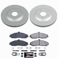 Power Stop 2004 Cadillac XLR Front Z23 Coated Brake Kit