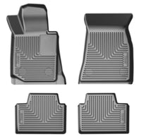 Husky Liners 22-25 BMW 330I WeatherBeater Front & 2nd Row Floor Liners - Black