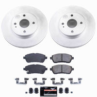 Power Stop 11-14 Mazda 2 Front Z23 Coated Brake Kit