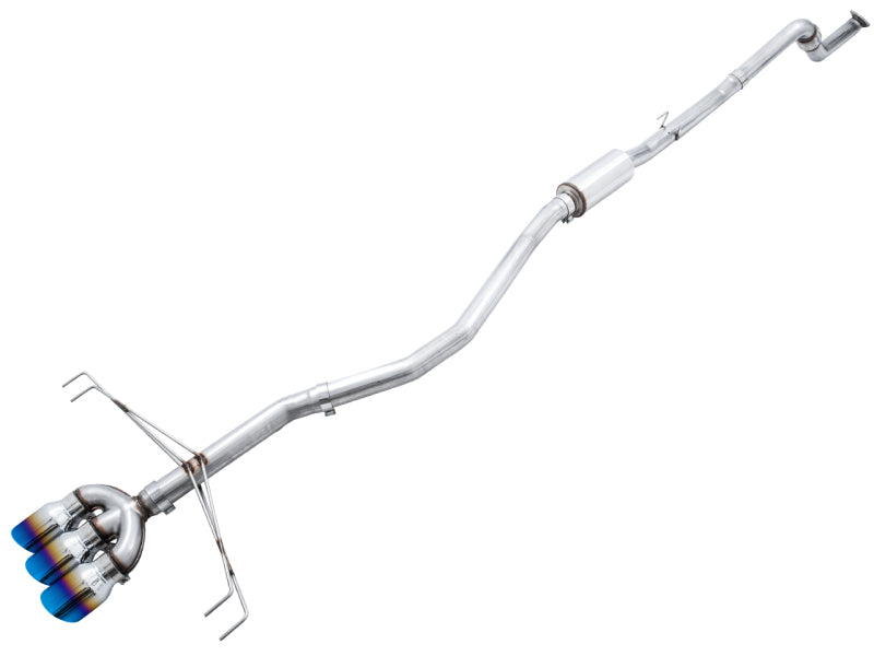 AWE 23-26 Honda Civic Type R Track Edition Triple Vapor Blue Exhaust