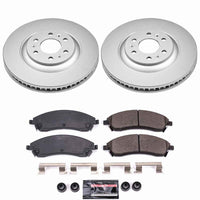 Power Stop 04-09 Cadillac SRX Front Z23 Coated Brake Kit