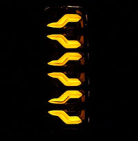 AlphaRex 87-96 Ford Bronco/F-150 Luxx-Series LED Tail Lights - Alpha-Black