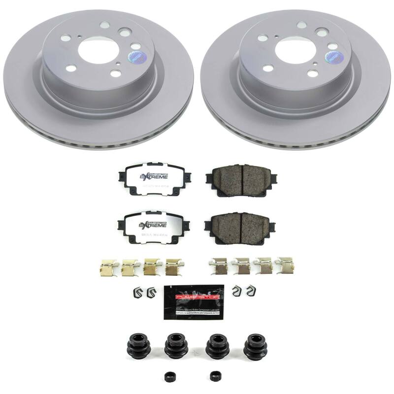 Power Stop 21-25 Lexus IS300 Rear Z36 Coated Truck & Tow Brake Kit
