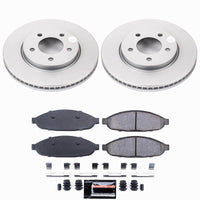 Power Stop 04-08 Chrysler Pacifica Front Z23 Coated Brake Kit