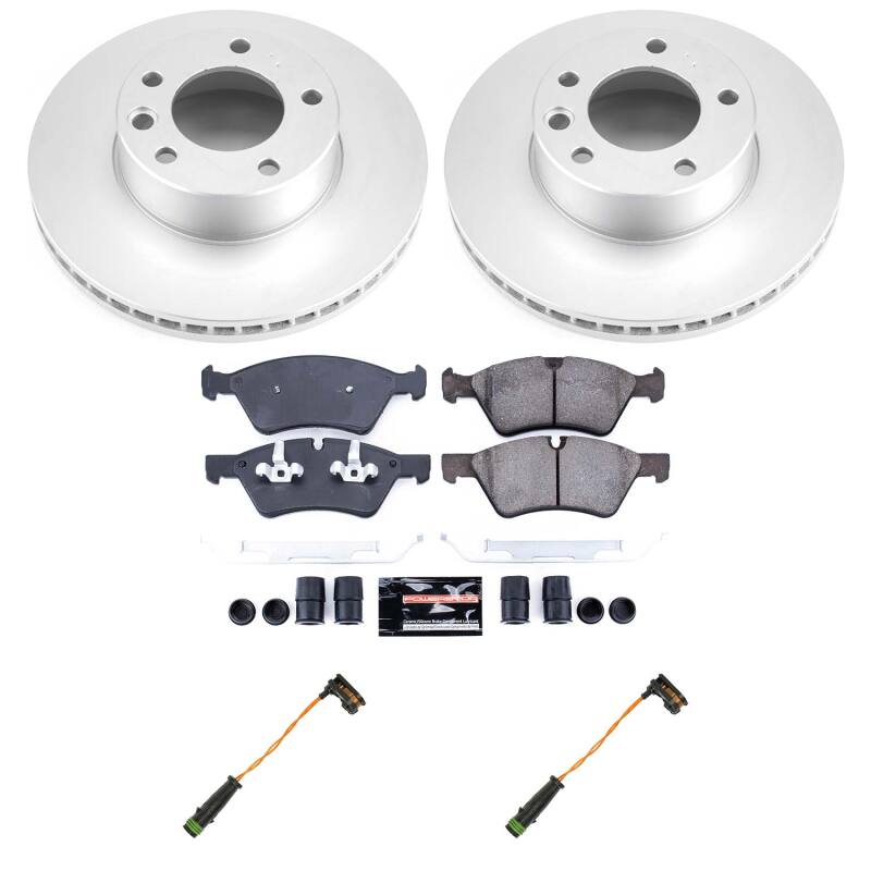 Power Stop 05-10 Mercedes-Benz G55 AMG Front Z23 Coated Brake Kit