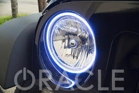 Oracle 7in Round Surface Mount LED Headlight Halo Kit - Amber