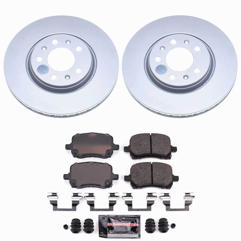 Power Stop 06-09 Pontiac Solstice Front Z23 Coated Brake Kit