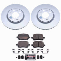 Power Stop 06-09 Pontiac Solstice Front Z23 Coated Brake Kit