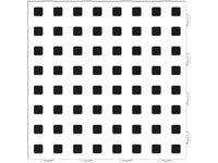 WeatherTech TechFloor - 3in X 12in Tiles(Left Loop) - White/Black **Order in Qtys of 10