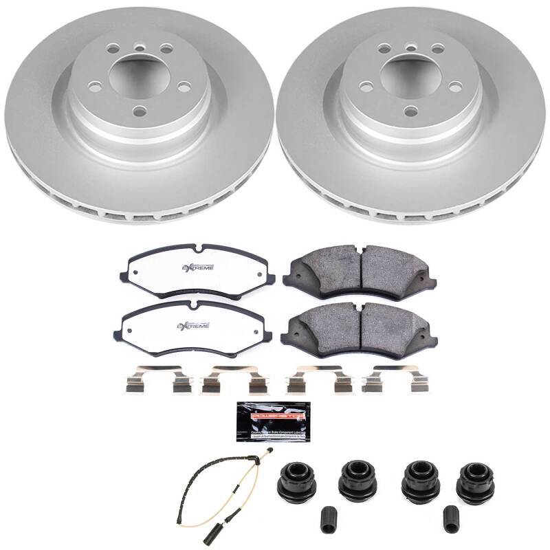 Power Stop 10-12 Land Rover Range Rover Front Z36 Coated Truck & Tow Brake Kit