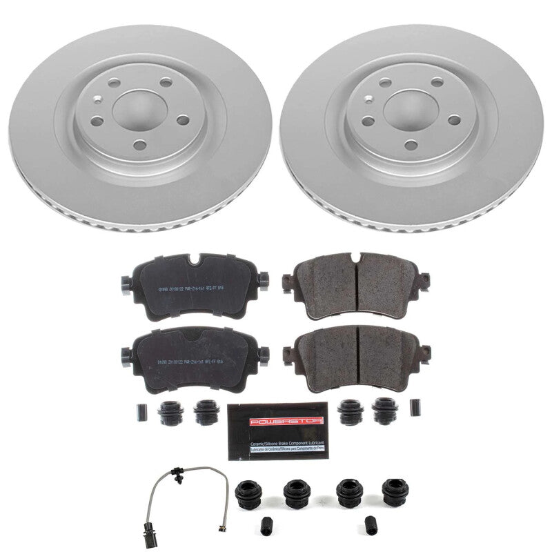 Power Stop 2020 Audi A6 Allroad Rear Z23 Coated Brake Kit