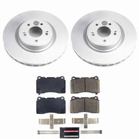Power Stop 10-16 Hyundai Genesis Coupe Front Z23 Coated Brake Kit