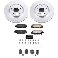 Power Stop 12-16 Honda CR-V Front Z36 Coated Truck & Tow Brake Kit