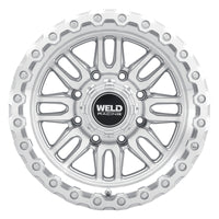 Weld Off-Road Swift 17x9in - 5x114.3 / 5x127 BP - ET-12 78.1mm CB Gloss Silver Machined Wheel & Ring