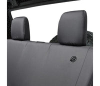 Bestop 07-18 Jeep Wrangler JK 2-Door Rear Seat Covers (Black Diamond)
