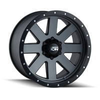 ION Type 134 18x10 / 5x139.7 BP / -19mm Offset / 108mm Hub Matte Gunmetal/Black Beadlock Wheel