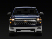 Raxiom 14-15 Chevrolet Silverado 1500 OE Style Headlights/ Chrome Trim- Black - Clear Lens