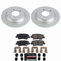 Power Stop 20-22 Kia Soul Rear Z23 Coated Brake Kit