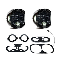 Baja Designs Harley D 98-13 Pre-Rushmore Style Road Glide DOT LP6 LED Dual Headlight Kit DRL -White