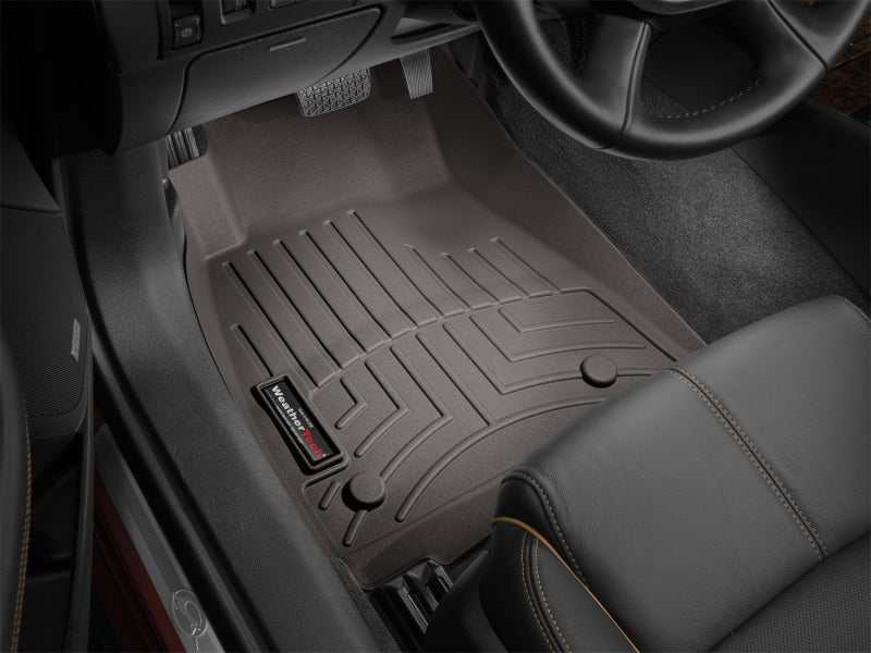 WeatherTech 14+ Chevy Silverado 1500 Regular Cab Front FloorLiner - Cocoa