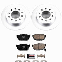 Power Stop 03-08 Hyundai Tiburon Rear Z23 Coated Brake Kit