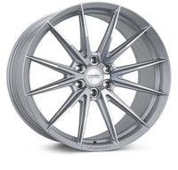 Vossen HFX-2 22x10 / 6x139.7 / ET-18 / Super Deep Face / 106.1 - Silver Polished Wheel