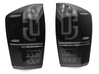 Raxiom 16-23 Toyota Tacoma XW Series Sequential LED Tail Lights- Black Housing/ Smoked Lens