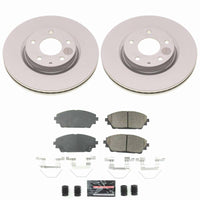 Power Stop 19-25 Mazda 3 Front Z23 Coated Brake Kit