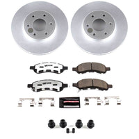 Power Stop 06-09 Chevrolet Trailblazer Front Z36 Coated Truck & Tow Brake Kit