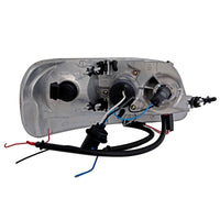 Raxiom 97-03 Ford F-150 LED Halo Projector Headlights- Black Housing- Clear Lens