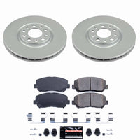 Power Stop 15-17 Chrysler 200 Front Z23 Coated Brake Kit