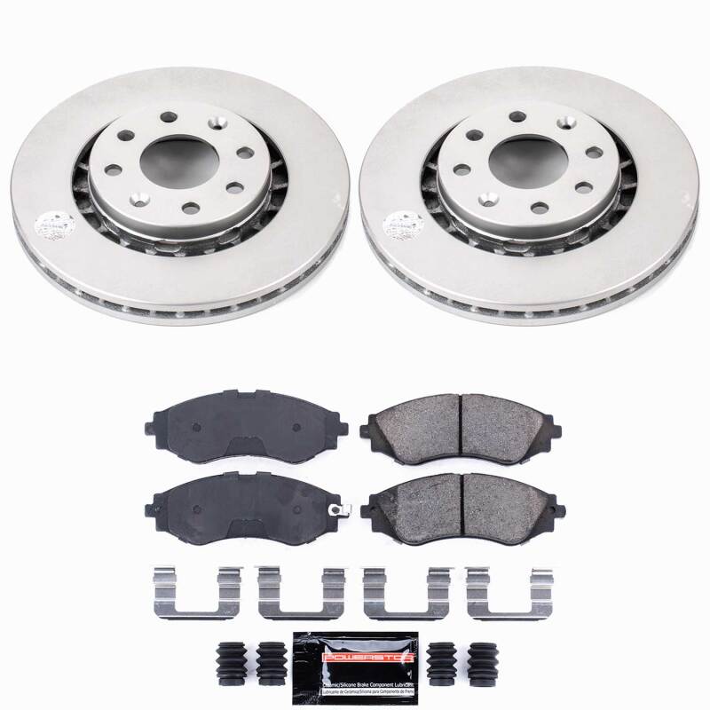 Power Stop 04-11 Chevrolet Aveo Front Z23 Coated Brake Kit
