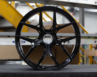 Vossen Forged S21-01 - 20x9.5 - ET36 - Centerlock - Gloss Black Wheel - 992 Turbo S Fitment (Front)