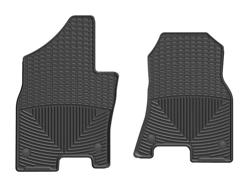 Weathertech 19+ Dodge Ram 1500 (Reg/Quad Cab) Front Rubber Mats - Black