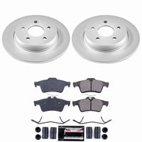 Power Stop 12-18 Ford Focus Rear Z23 Coated Brake Kit