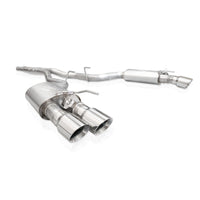 Stainless Works 2024 Mustang GT Catback Quad Tips Redline Sound X-Pipe Performance Connect Exhaust