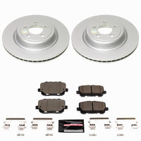 Power Stop 14-23 Dodge Charger Rear Z23 Coated Brake Kit
