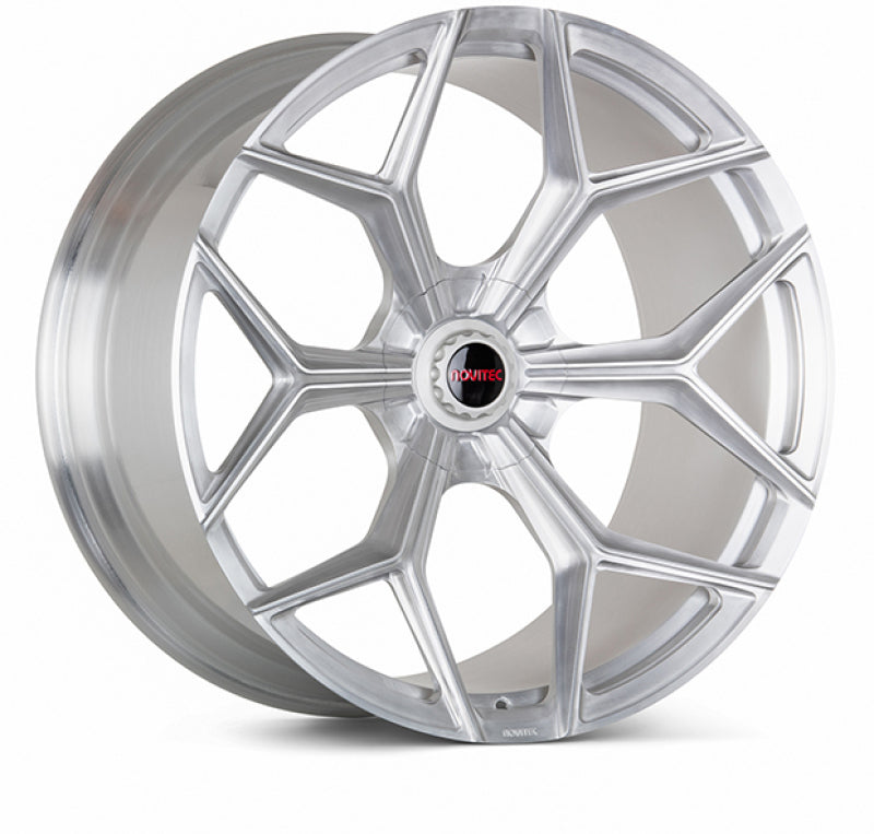Vossen x Novitec NL4-5L 20x9 - 5x112 BP - ET36 - Brushed Gloss Clear Lamborghini Huracan Front Wheel
