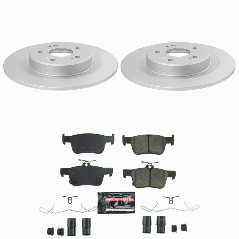 Power Stop 21-25 Acura TLX Rear Z23 Coated Brake Kit