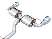 AWE Tuning Subaru BRZ/ Toyota GR86/ Toyota 86 Touring Edition Cat-Back Exhaust- Diamond Black Tips