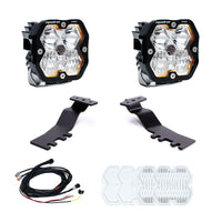 Baja Designs 2025+ Toyota 4Runner Squadron Pro 2.0 A-Pillar Kit (Driving/Combo) - Clear