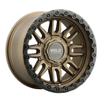 Weld Off-Road Swift 17x9in - 8x170 BP - ET-12 - 125.1mm CB - Satin Bronze Wheel & Black Ring