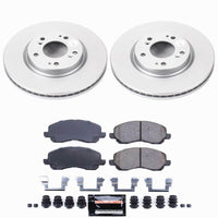 Power Stop 06-12 Mitsubishi Eclipse Front Z23 Coated Brake Kit