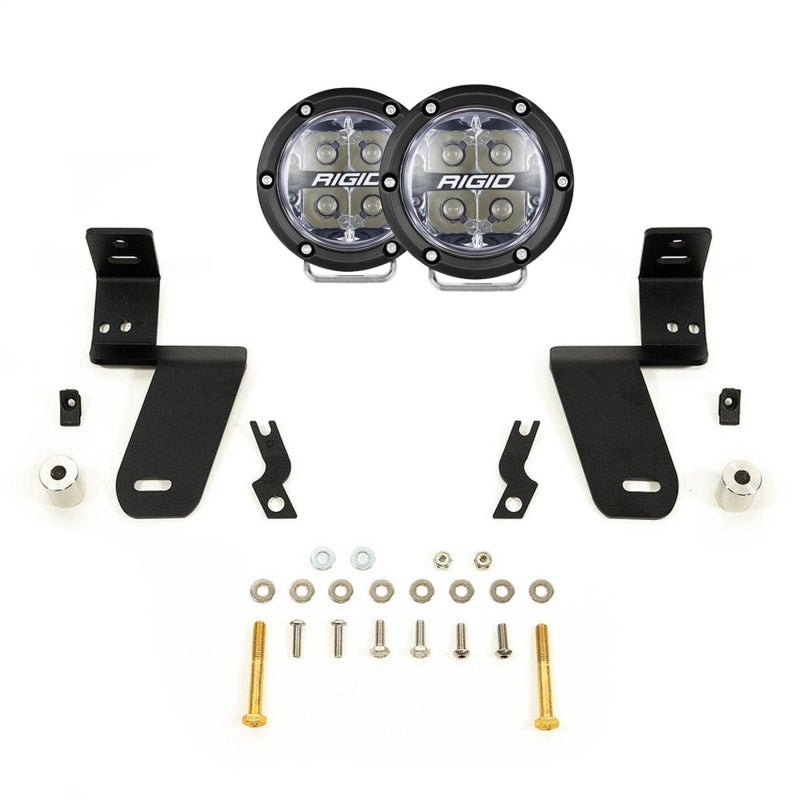 Rigid Industries 20-27 Chevrolet/GMC 2500/3500 HD A-PILLAR 360 4in.