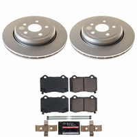 Power Stop 12-17 Jeep Grand Cherokee Rear Z23 Coated Brake Kit