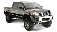 Husky Liners 04-15 Nissan Titan (w/o Lock Box) Pocket Style Fender Flares 4pc - Black