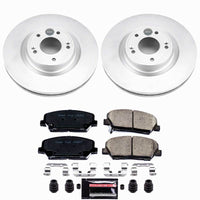 Power Stop 10-16 Hyundai Genesis Coupe Front Z23 Coated Brake Kit